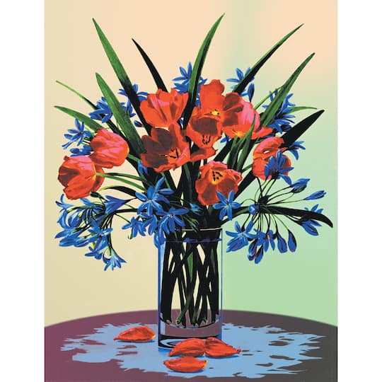 Royal &#x26; Langnickel&#xAE; Painting by Numbers&#x2122; Artist Canvas Series Floral Still Life Kit